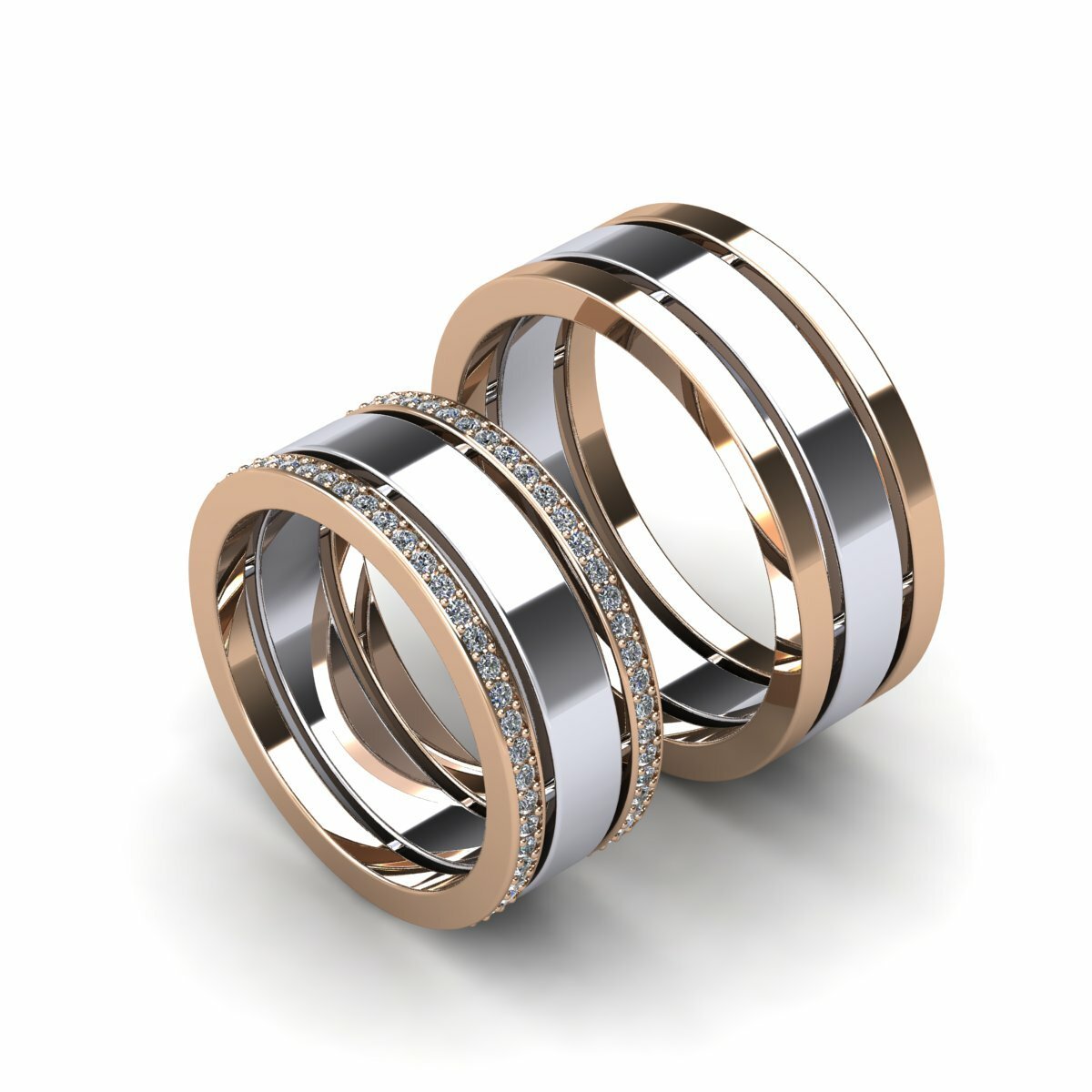 Санлайт обручальные кольца парные