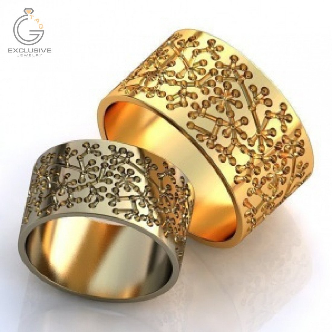 Оригинальные обручальные кольца