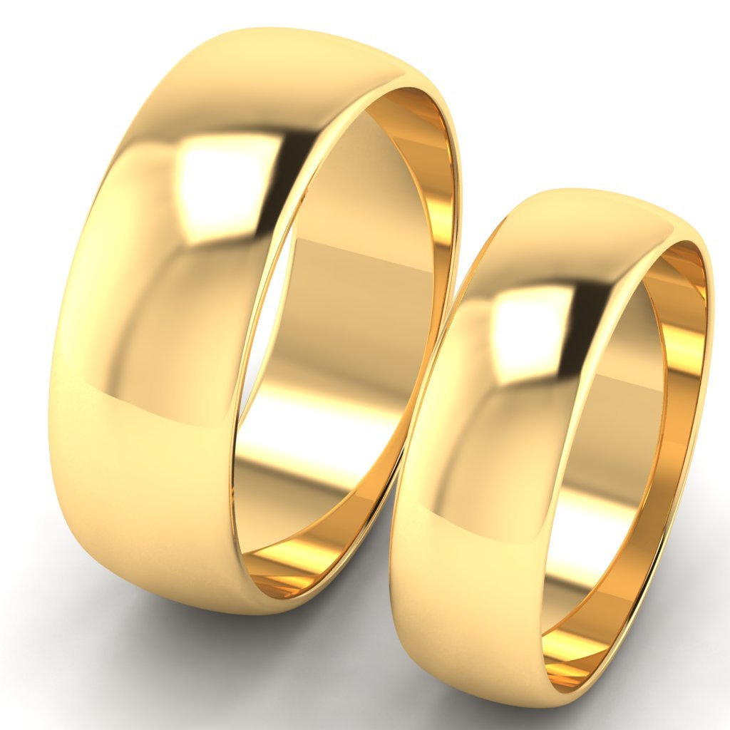 Классические обручальные кольца