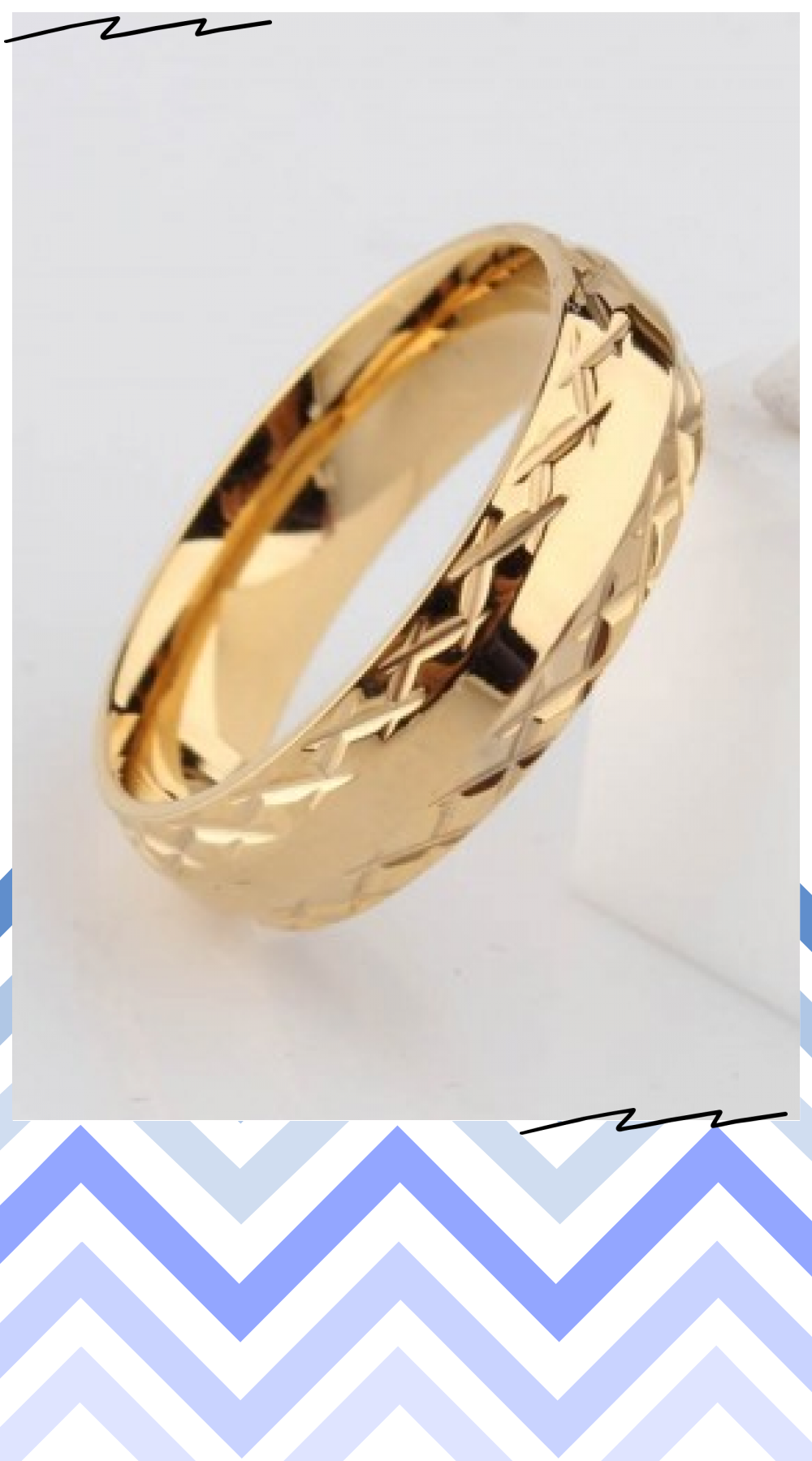 Мужское обручальное кольцо золотое