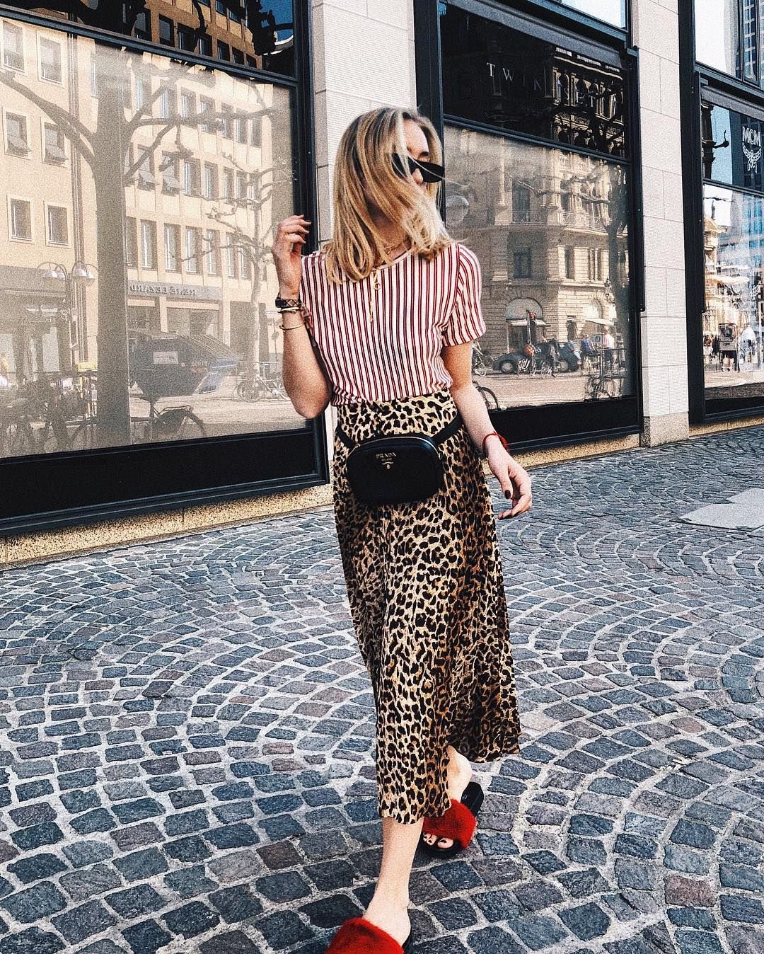 Леопардовая юбка 2021