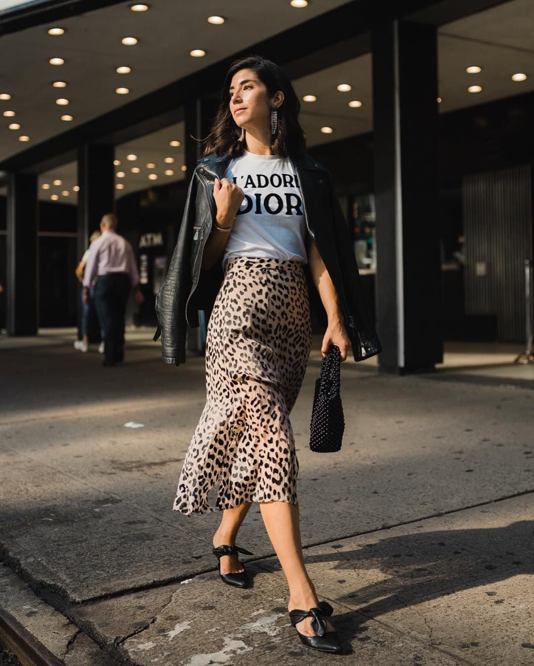 Образы с леопардовой юбкой