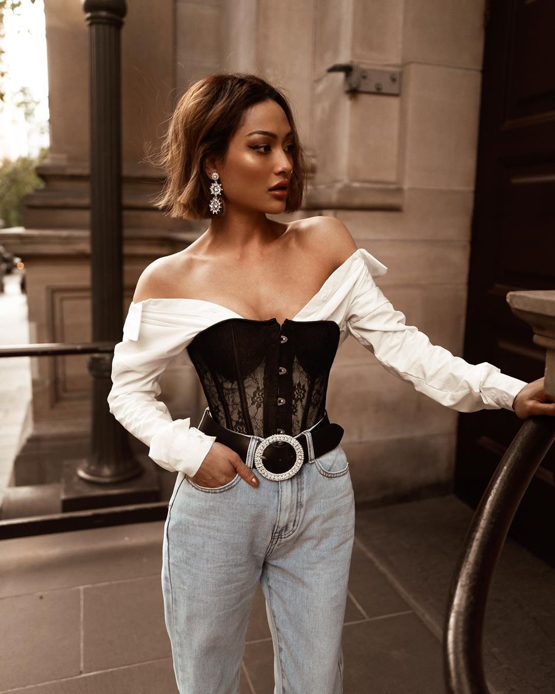 Черное вечернее платье с фатином