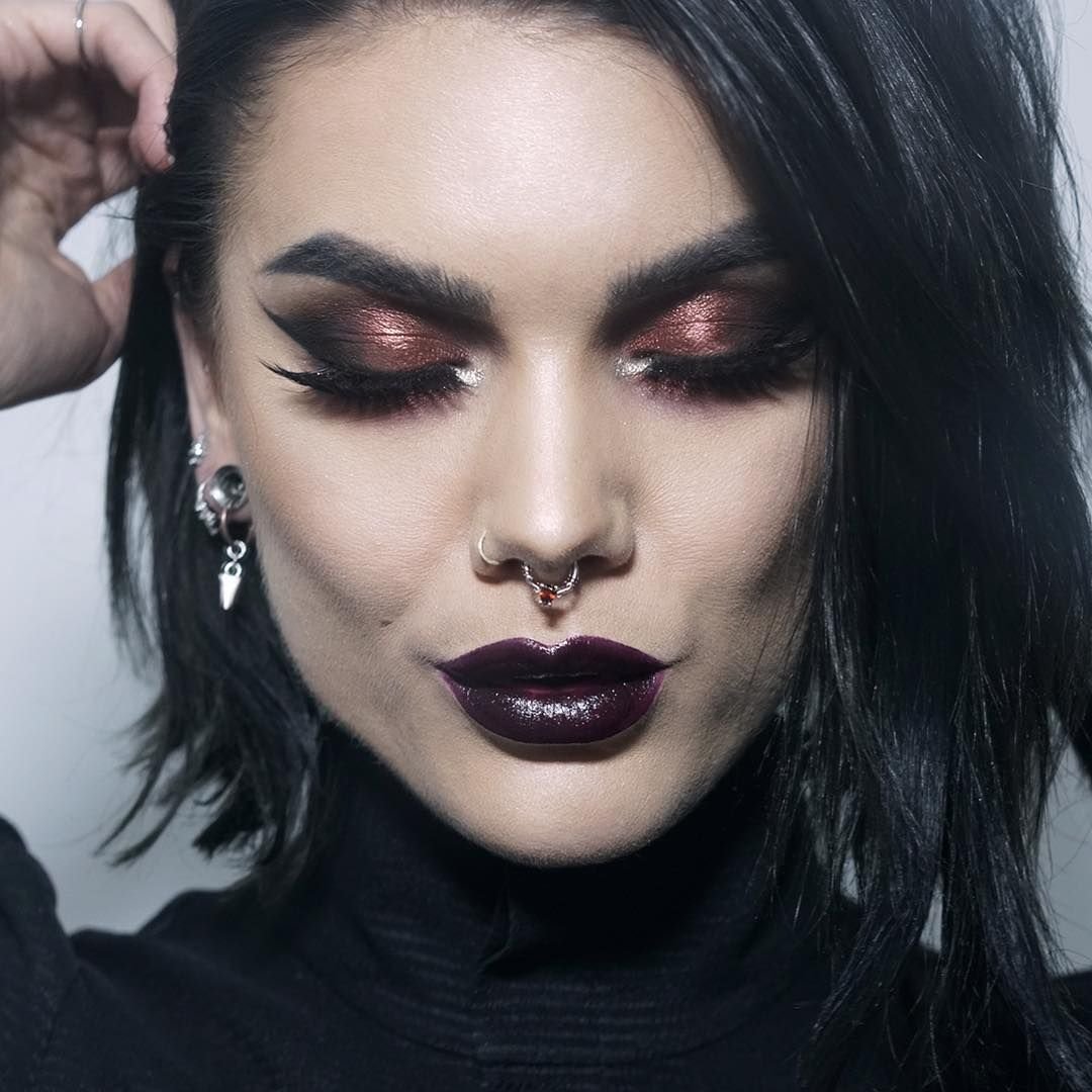 Макияж в стиле вамп