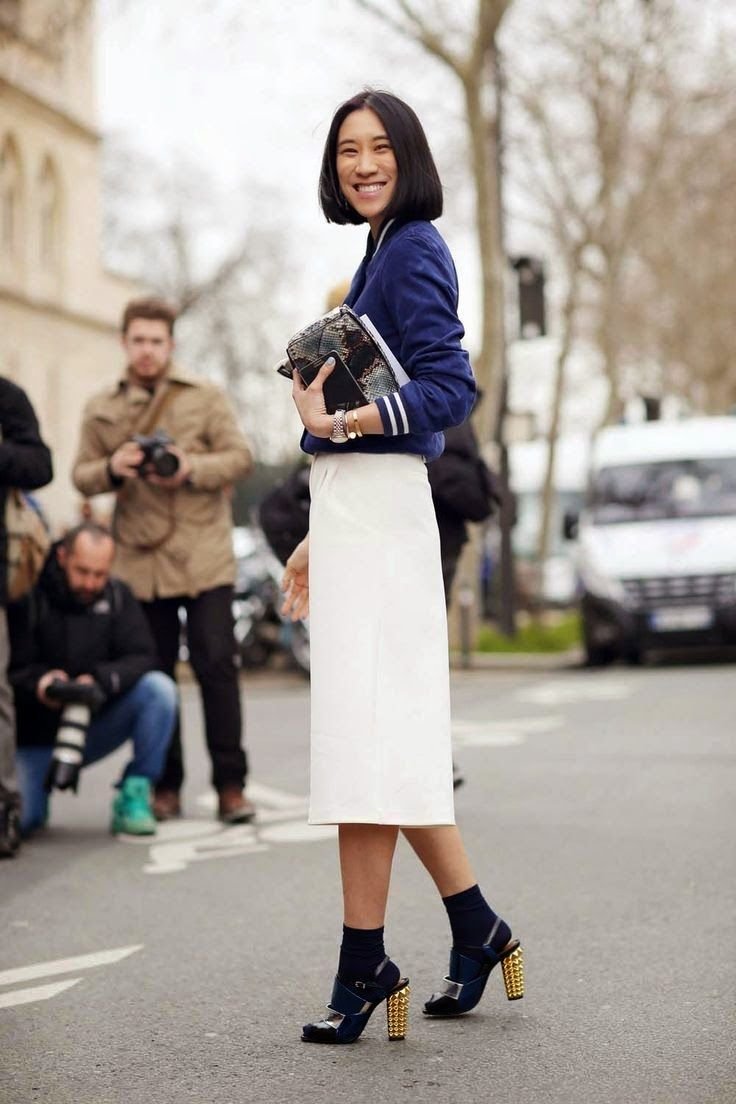 Образ с носочками и туфлями