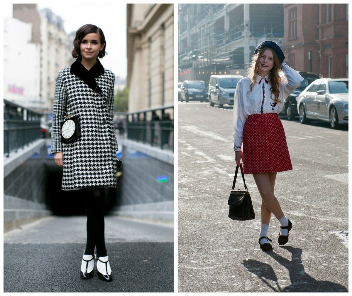 Туфли Мэри Джейн с носками