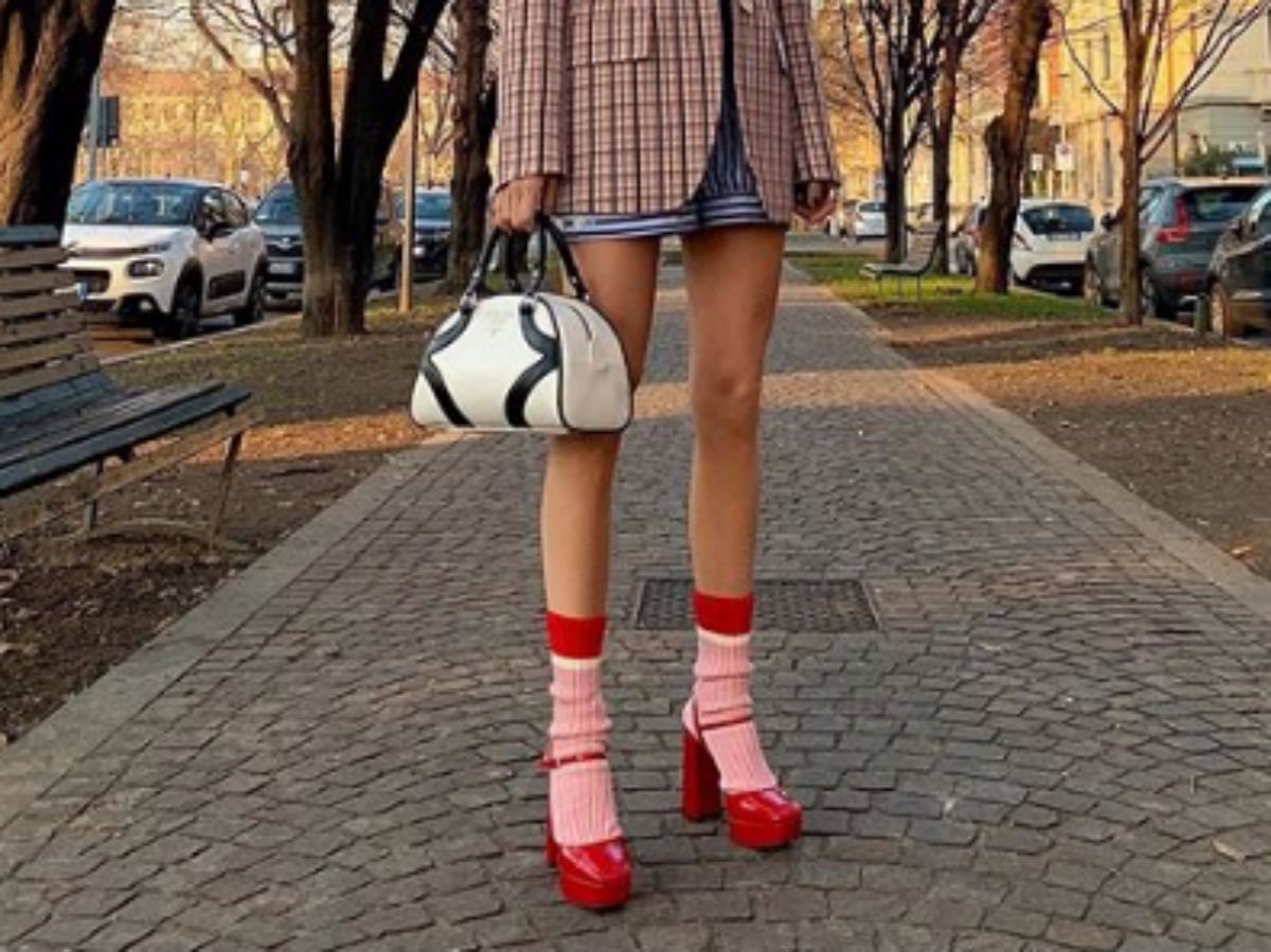 Гольфы с босоножками