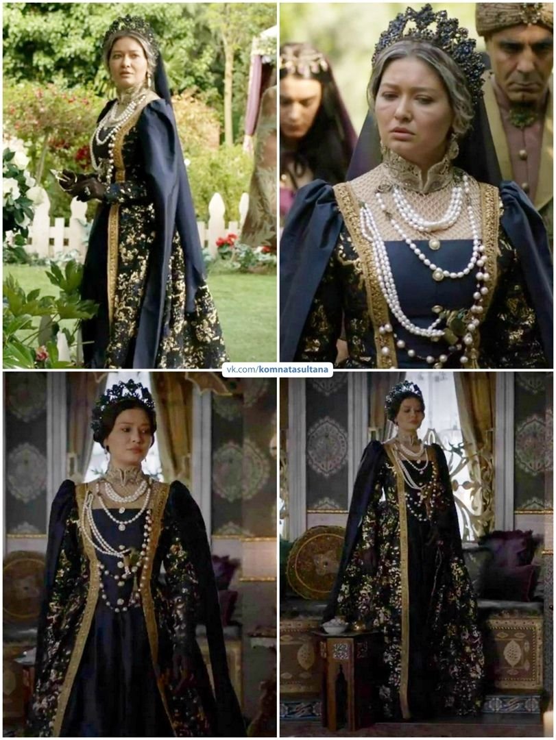 Хюррем Султан в сиреневом наряде