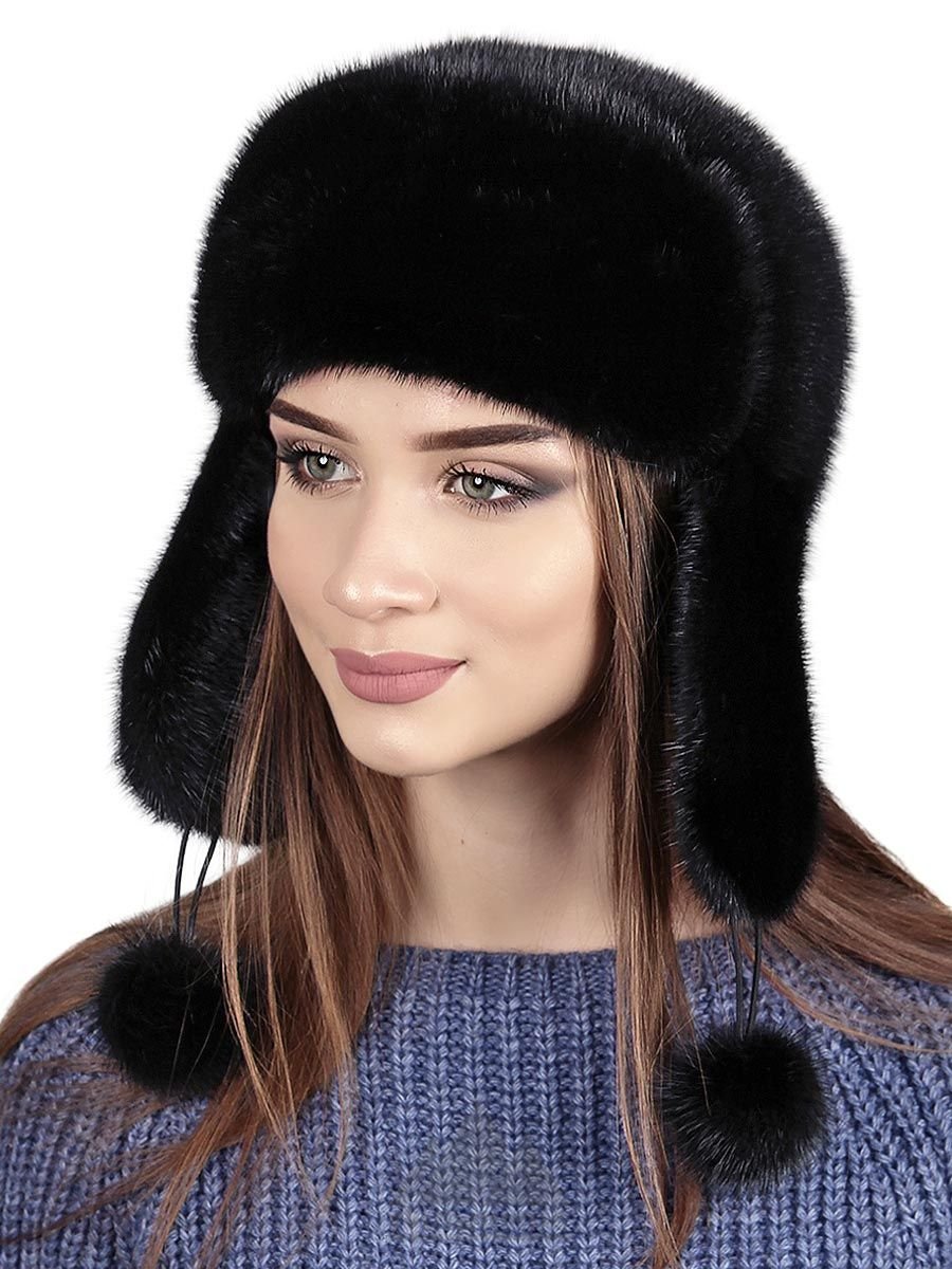 Норковые шапки женские 2022 г.