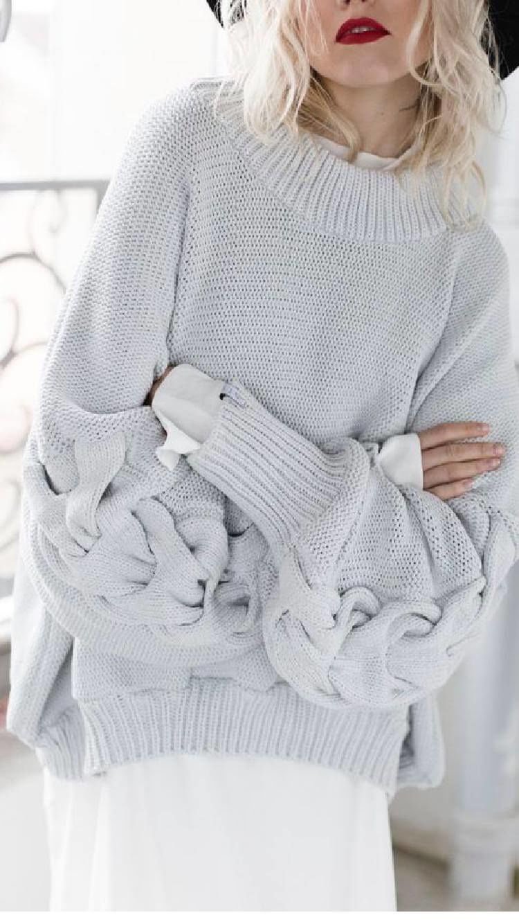 Необычные свитера женские