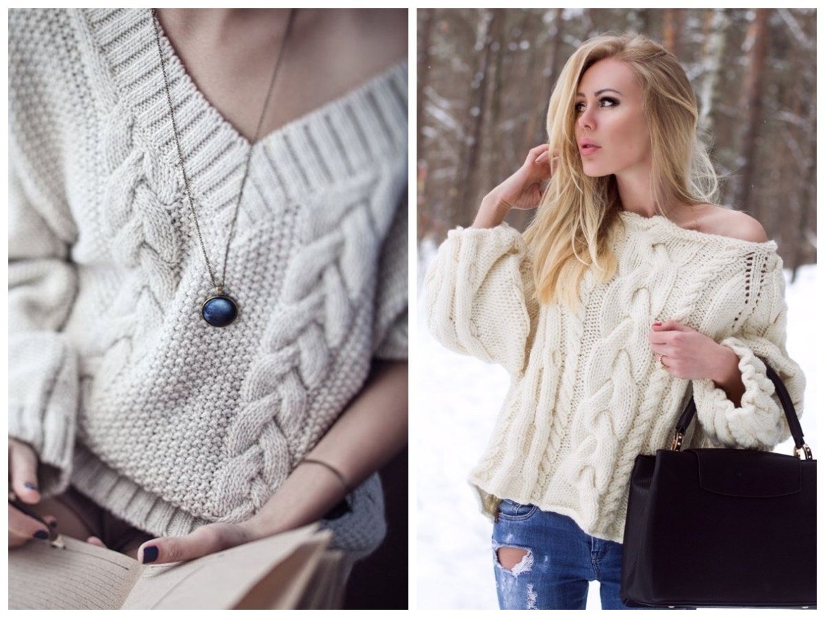 Сабрина свитер оверсайз 2020