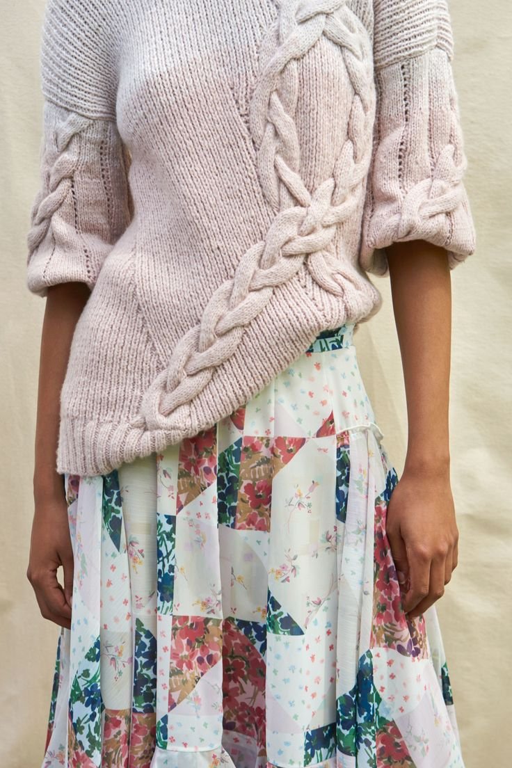 Объемный свитер