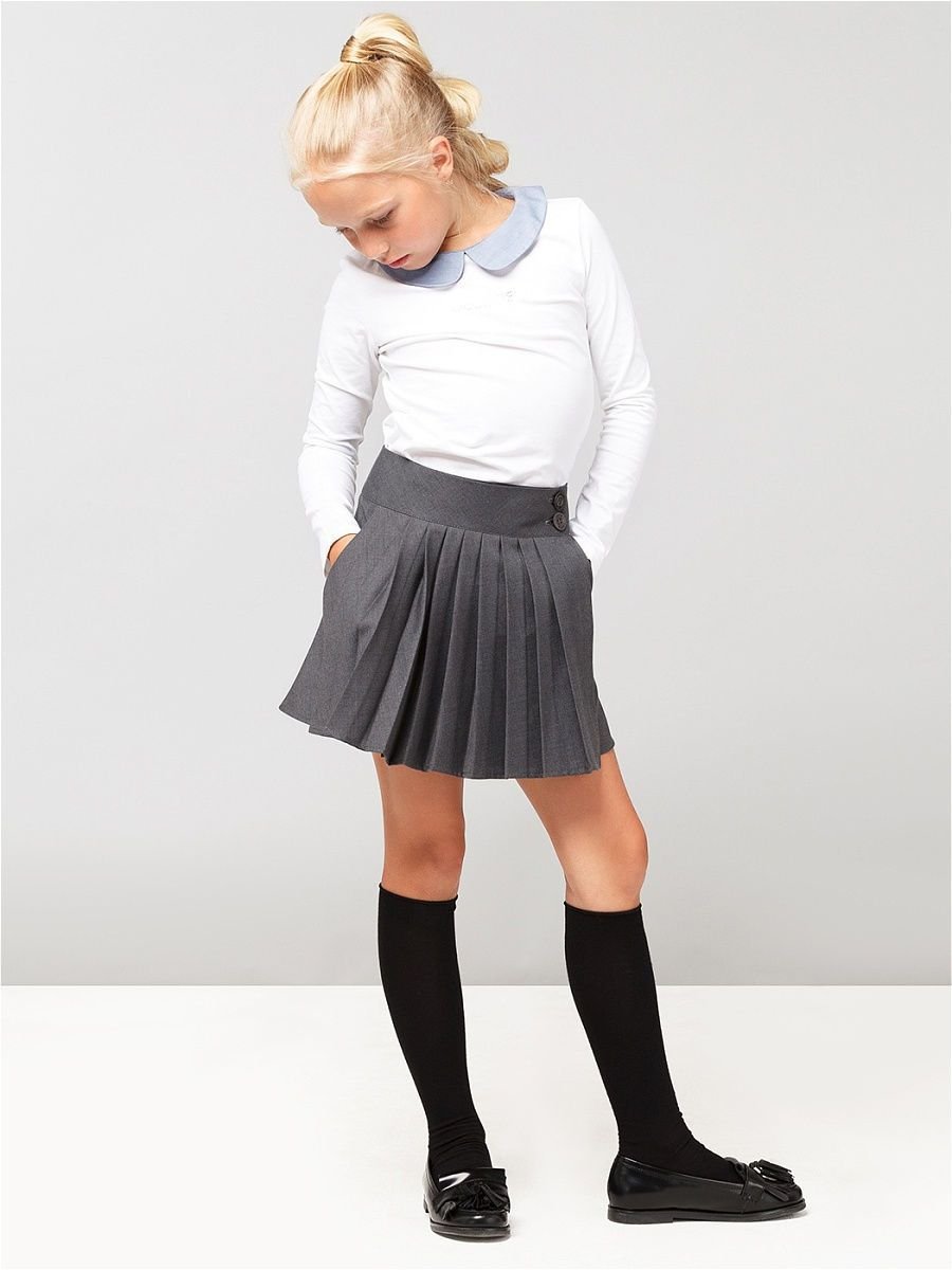 Юбка для девочки в школу