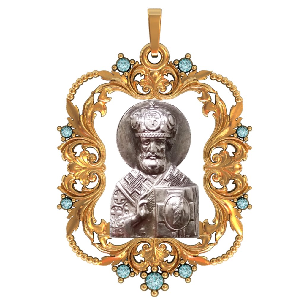 Подвеска иконка Николай угодник