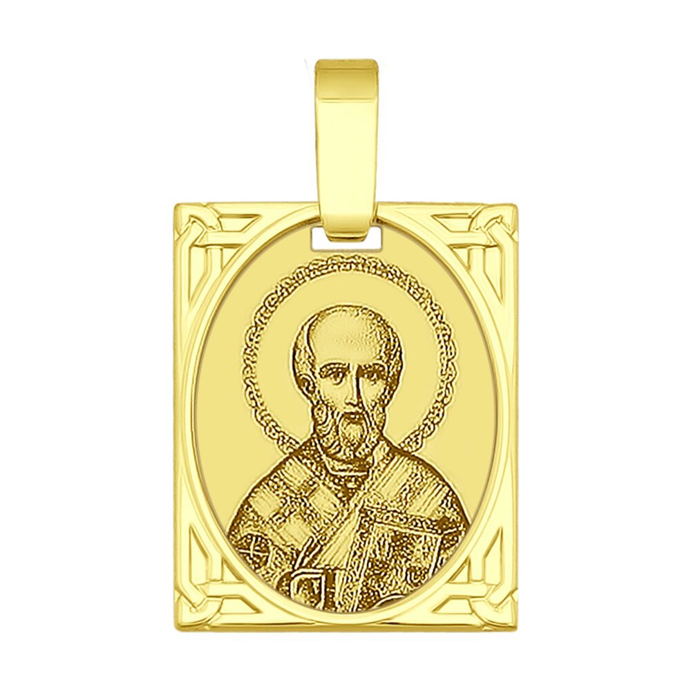 Золотая ладанка Николай Чудотворец