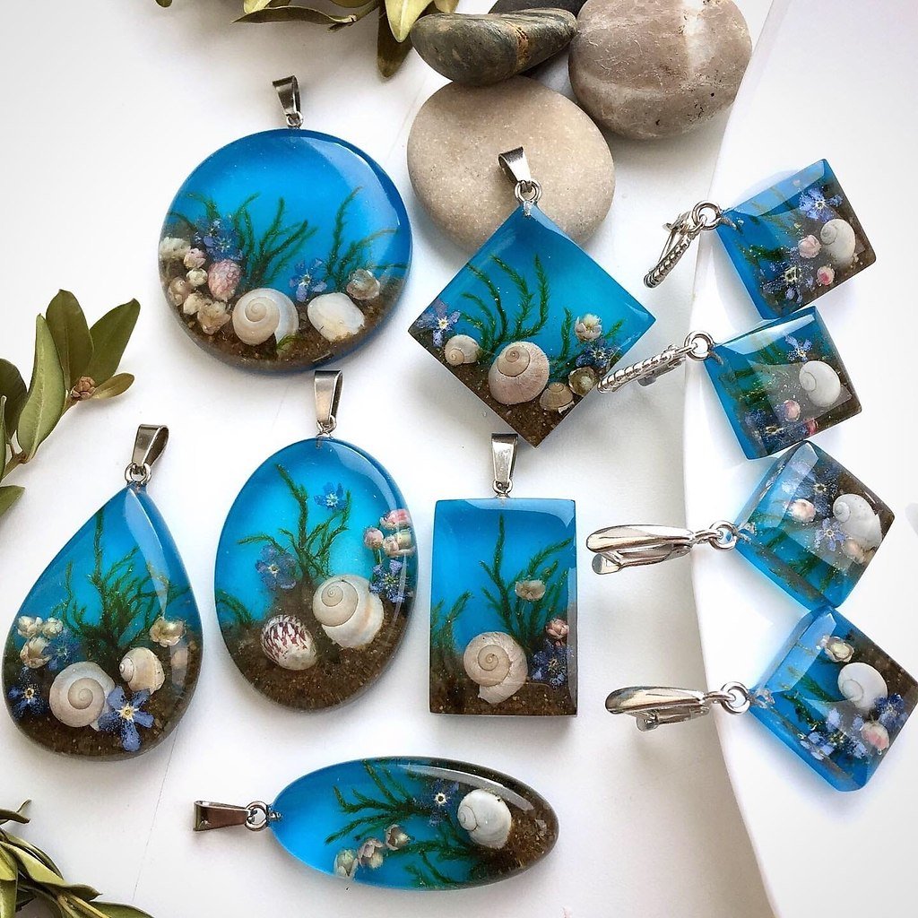 Украшения из эпоксидной смолы