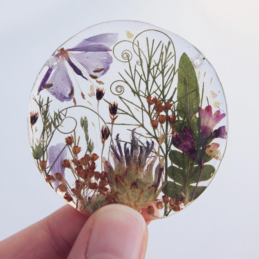 Украшения из эпоксидной смолы Винтаж