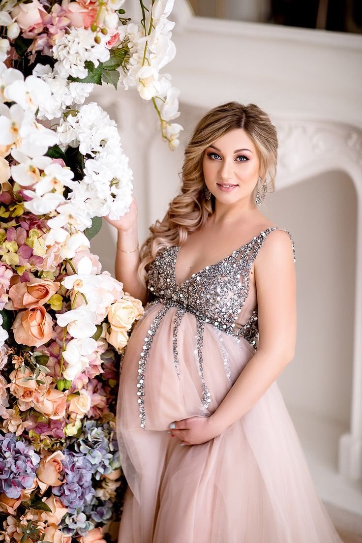 Платье для беременных вечернее