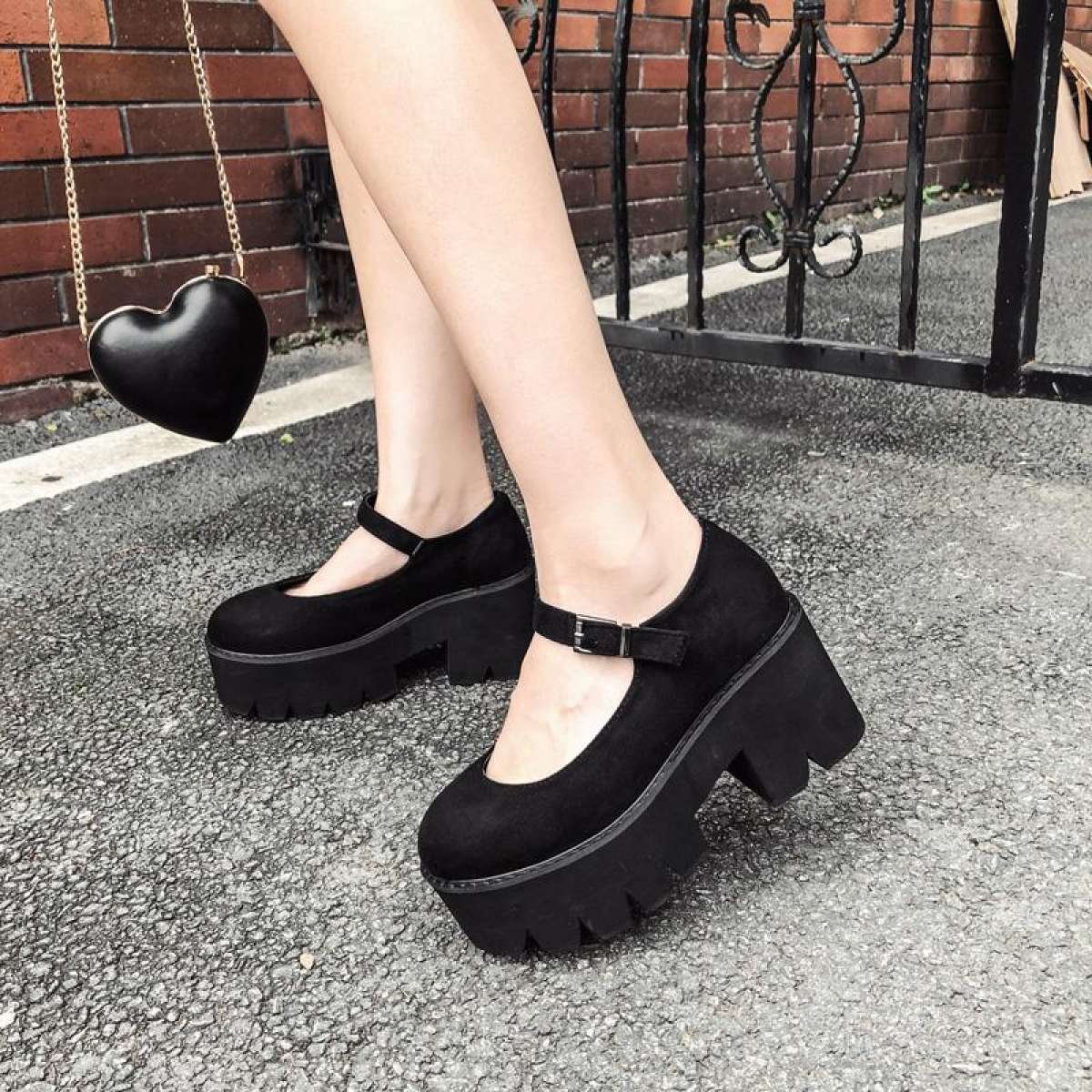 Туфли Мэри Джейн на платформе 2020