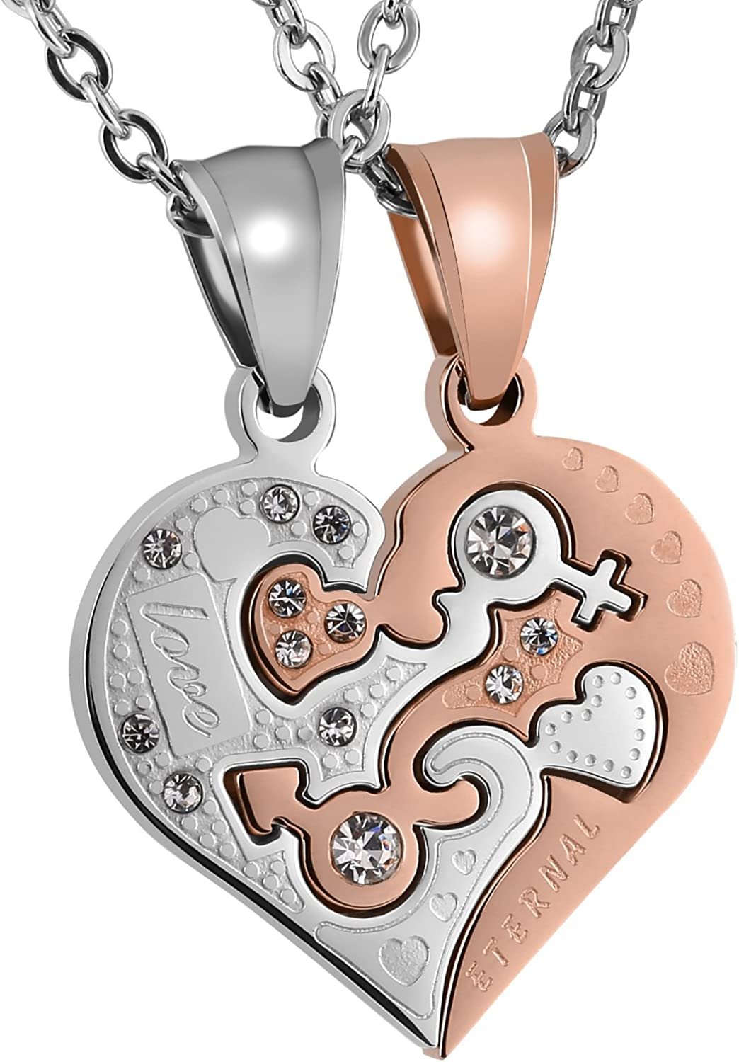 Кулоны половинки