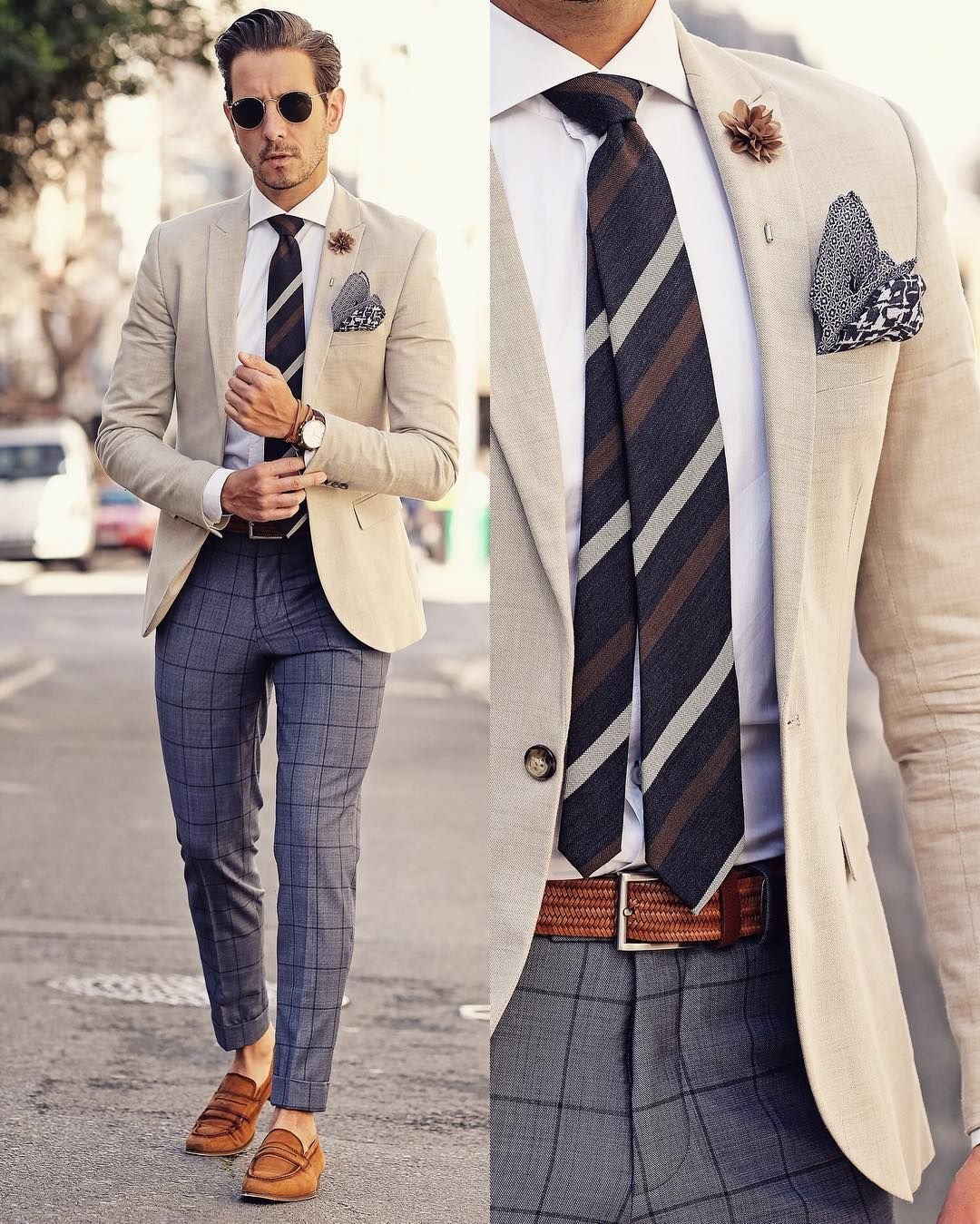 Водолазка с серым пиджаком