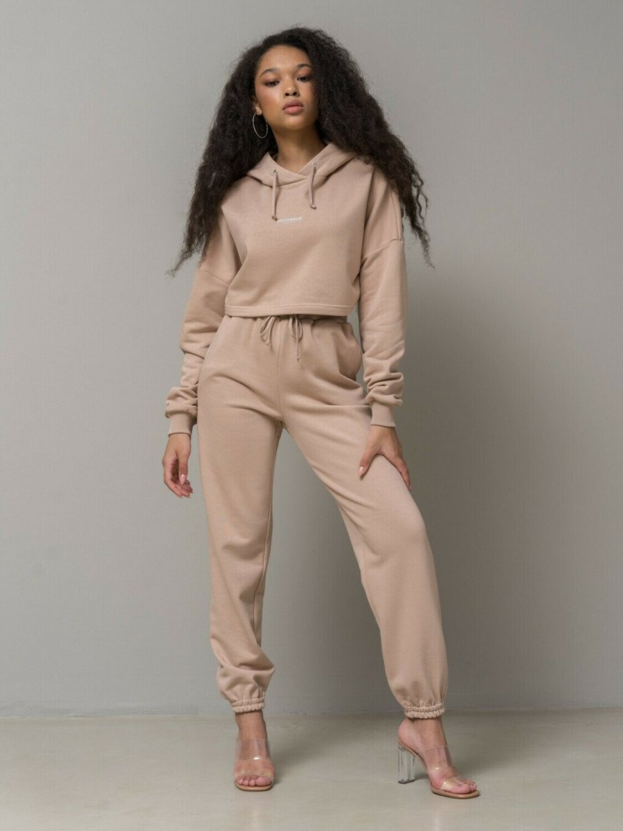 Трикотажный комбинезон женский