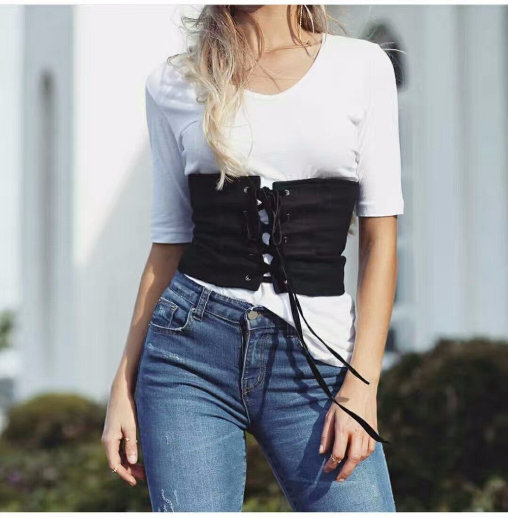 Топ поверх рубашки