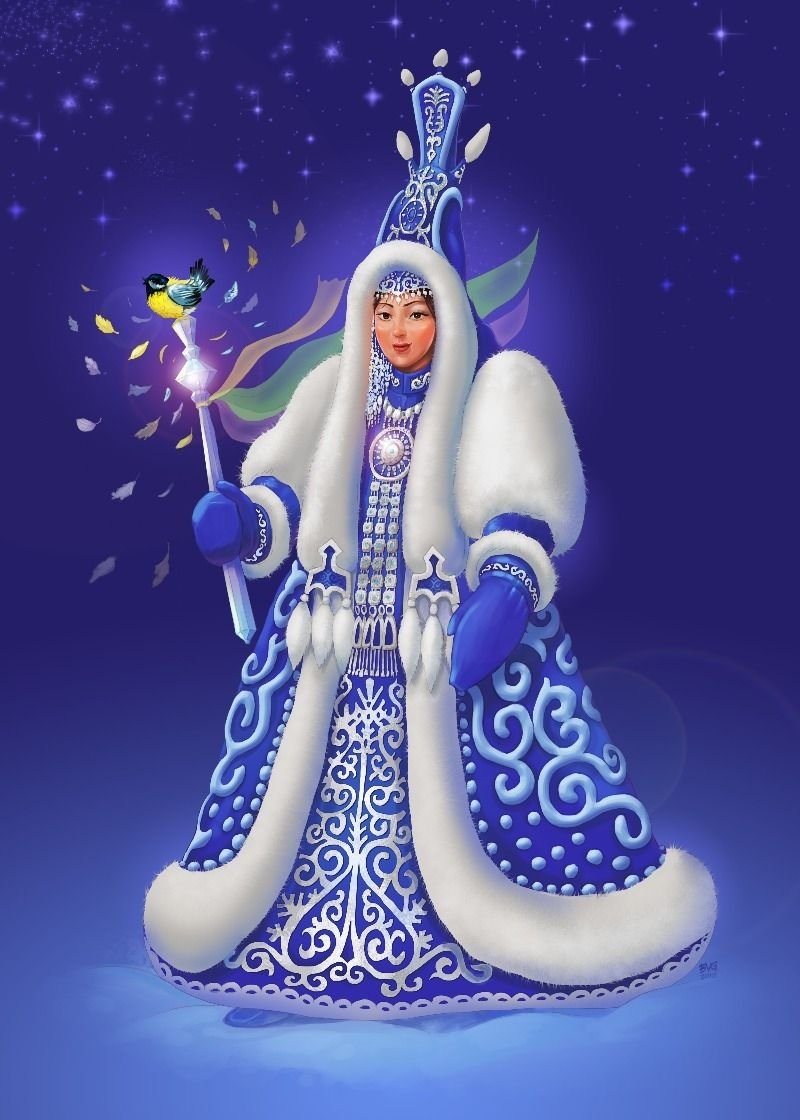 Зимняя Сказочная девушка
