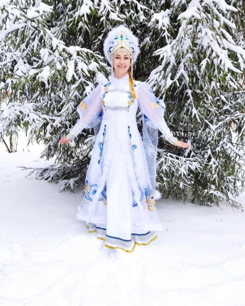 Образ Снегурочки в стиле ретро
