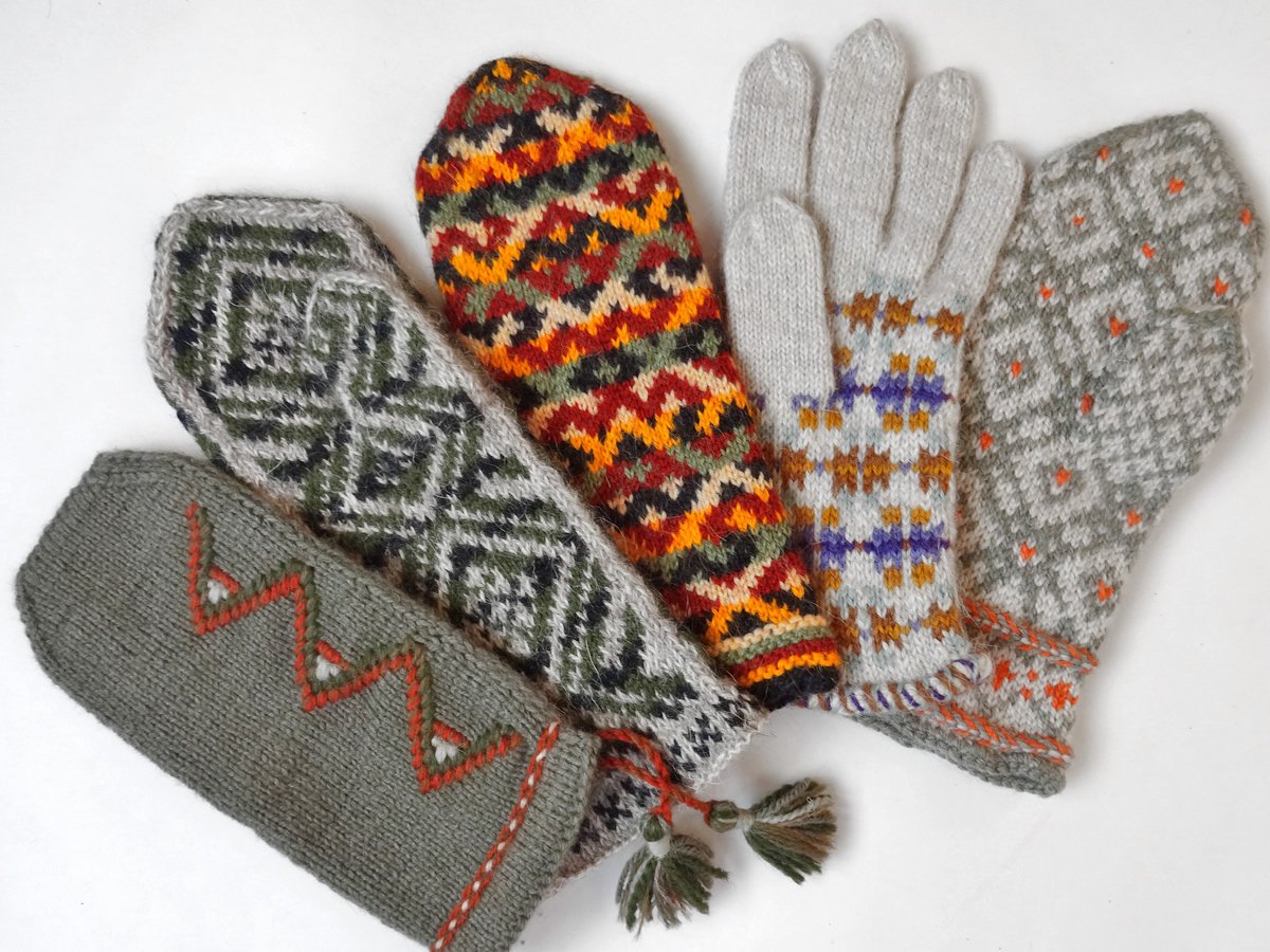 Узорные варежки Галина Поверина