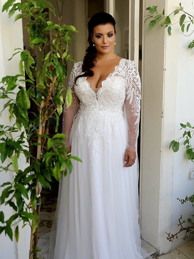 Свадебные платья для толстушек