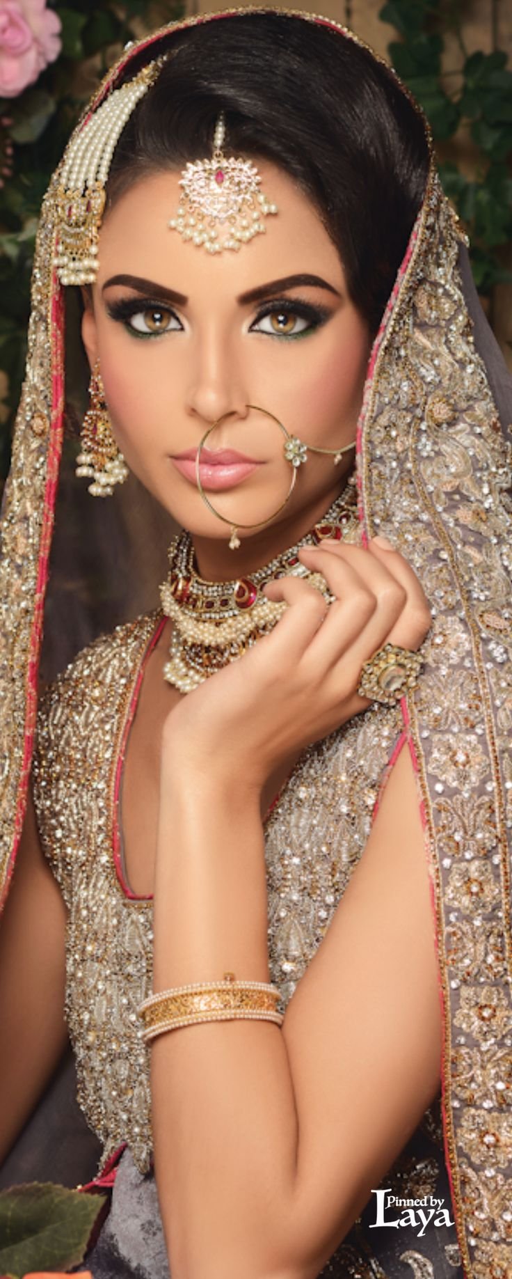 Макияж для невесты 2020 свадебный индийский