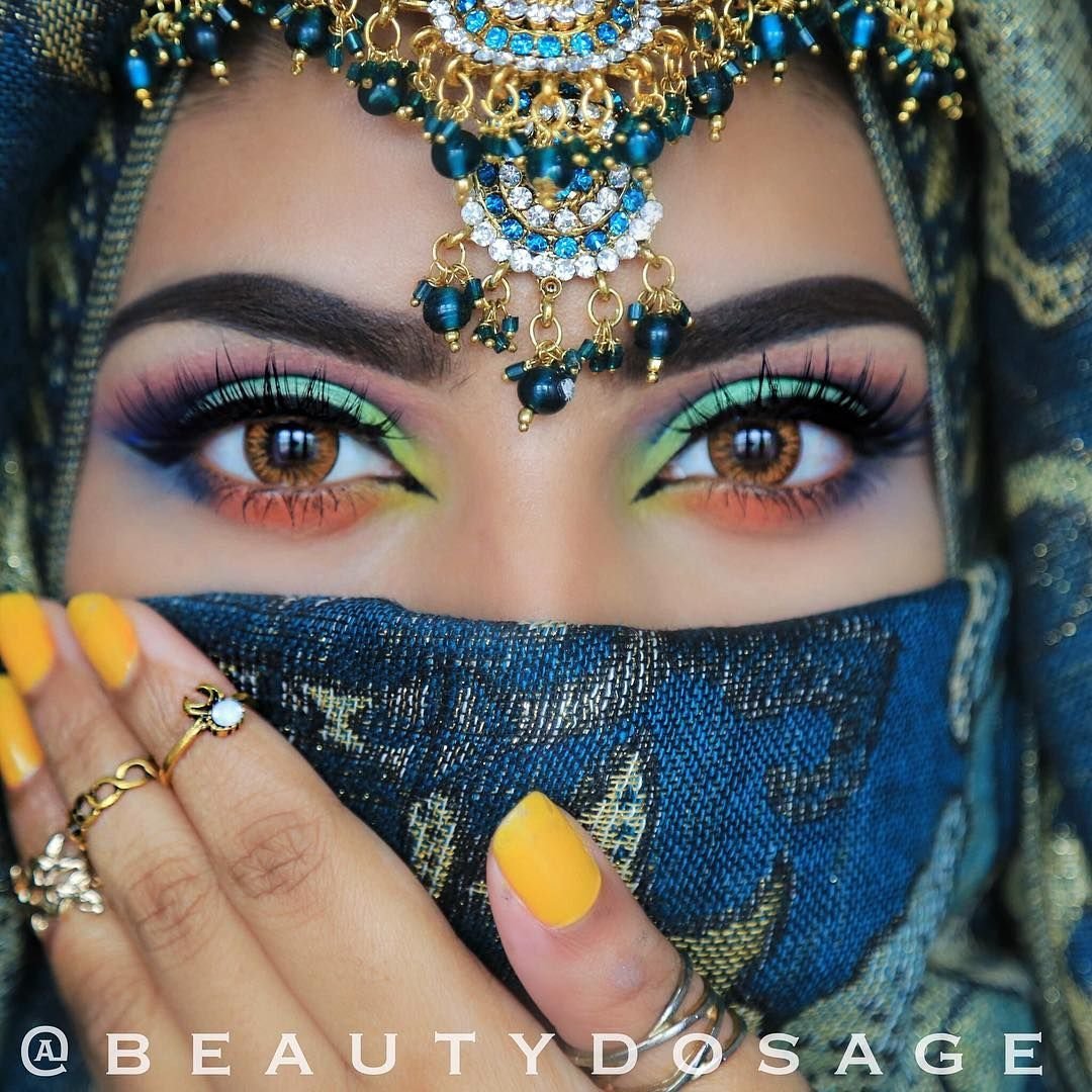 Арабский макияж глаз