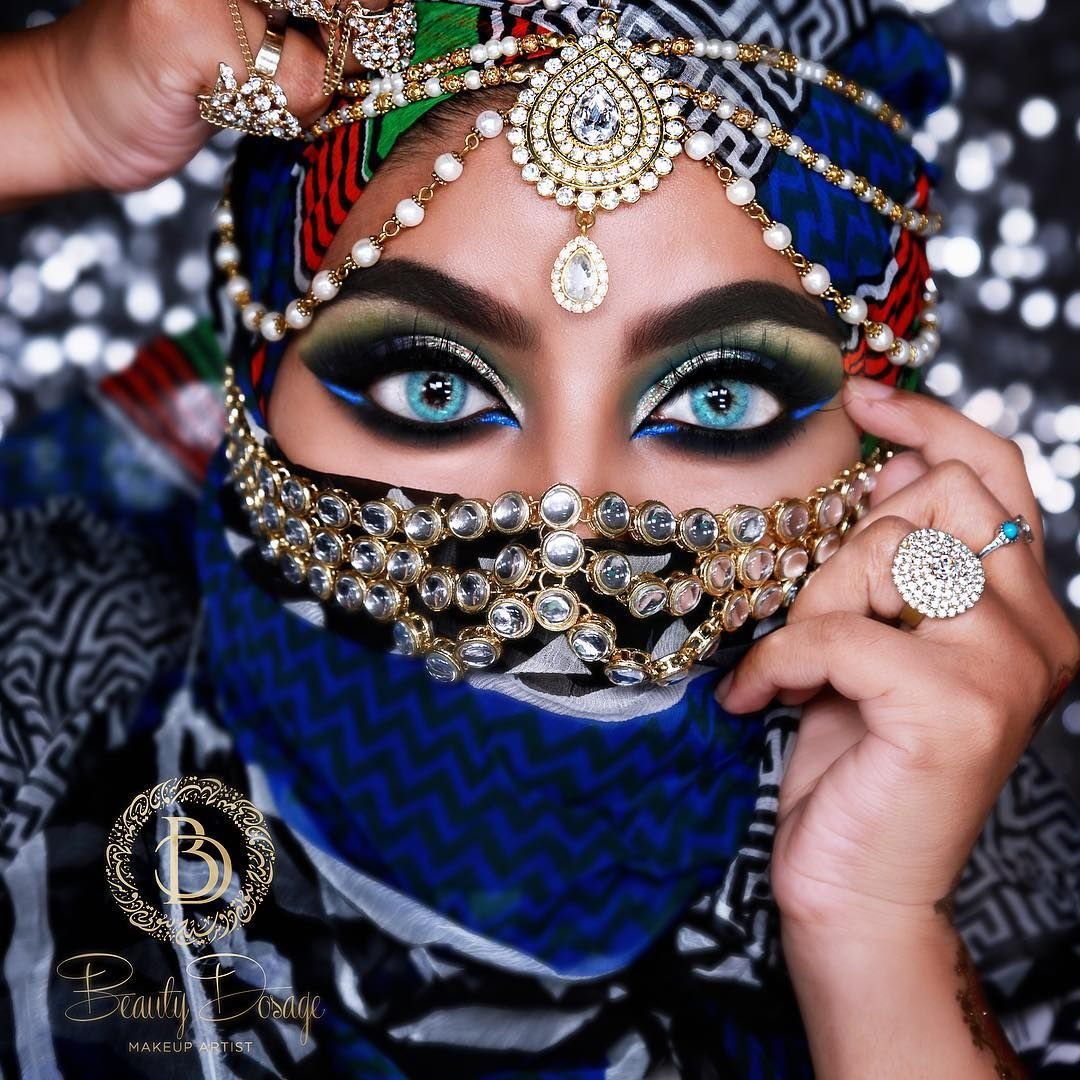 Восточные украшения на лицо
