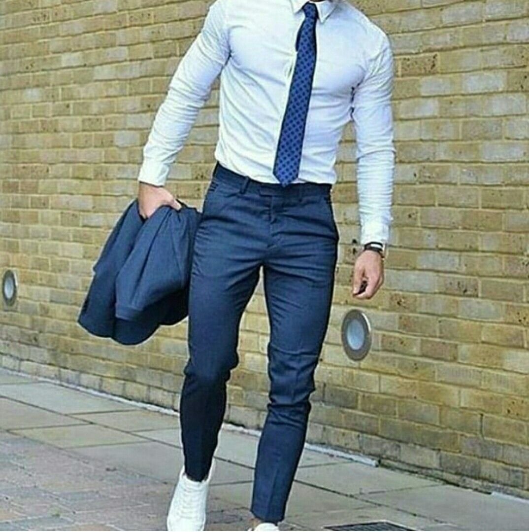Мужской образ брюки и рубашка