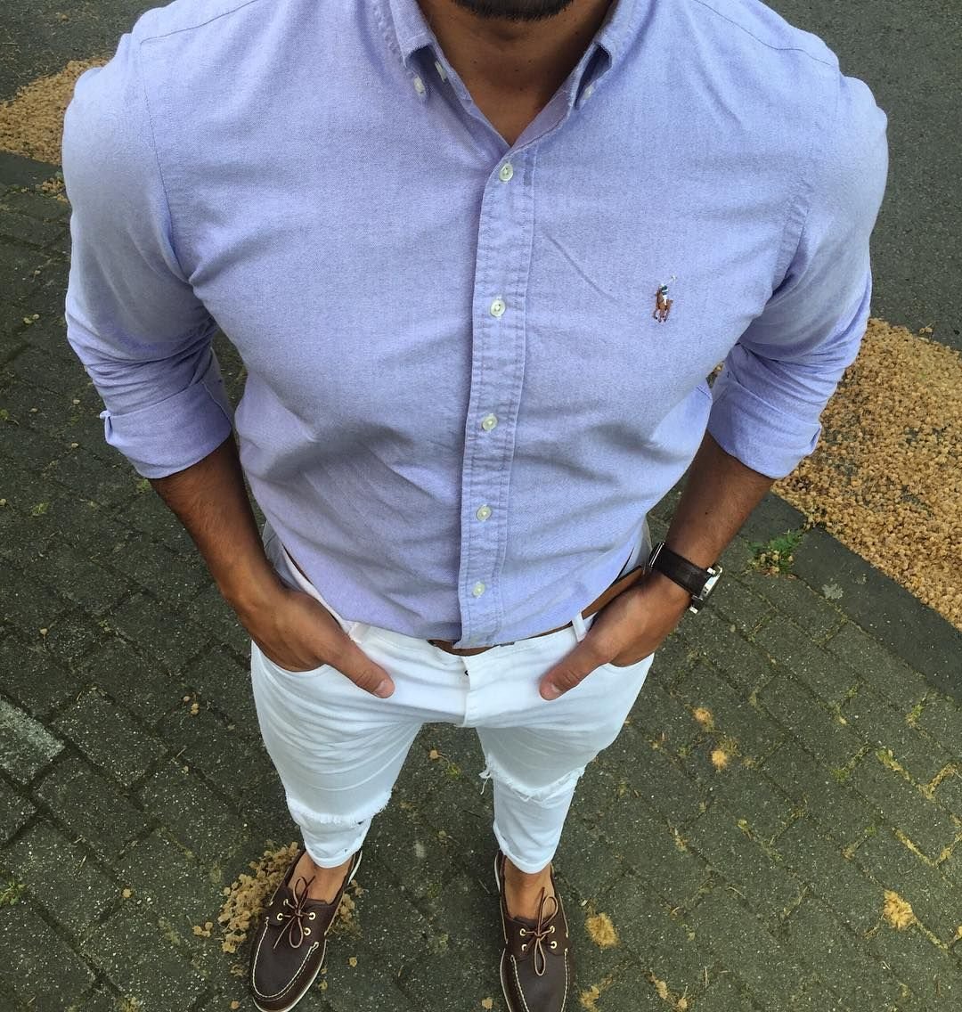 Белая рубашка черные брюки