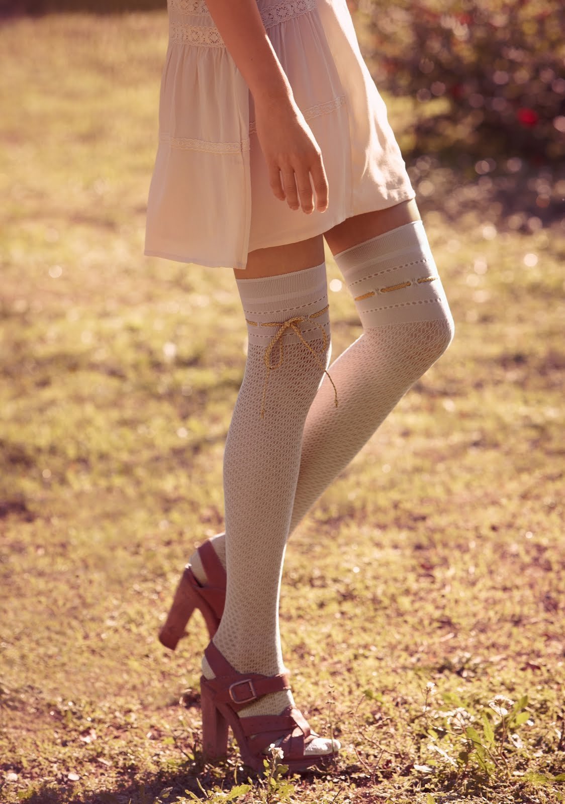 Гольфы с юбкой