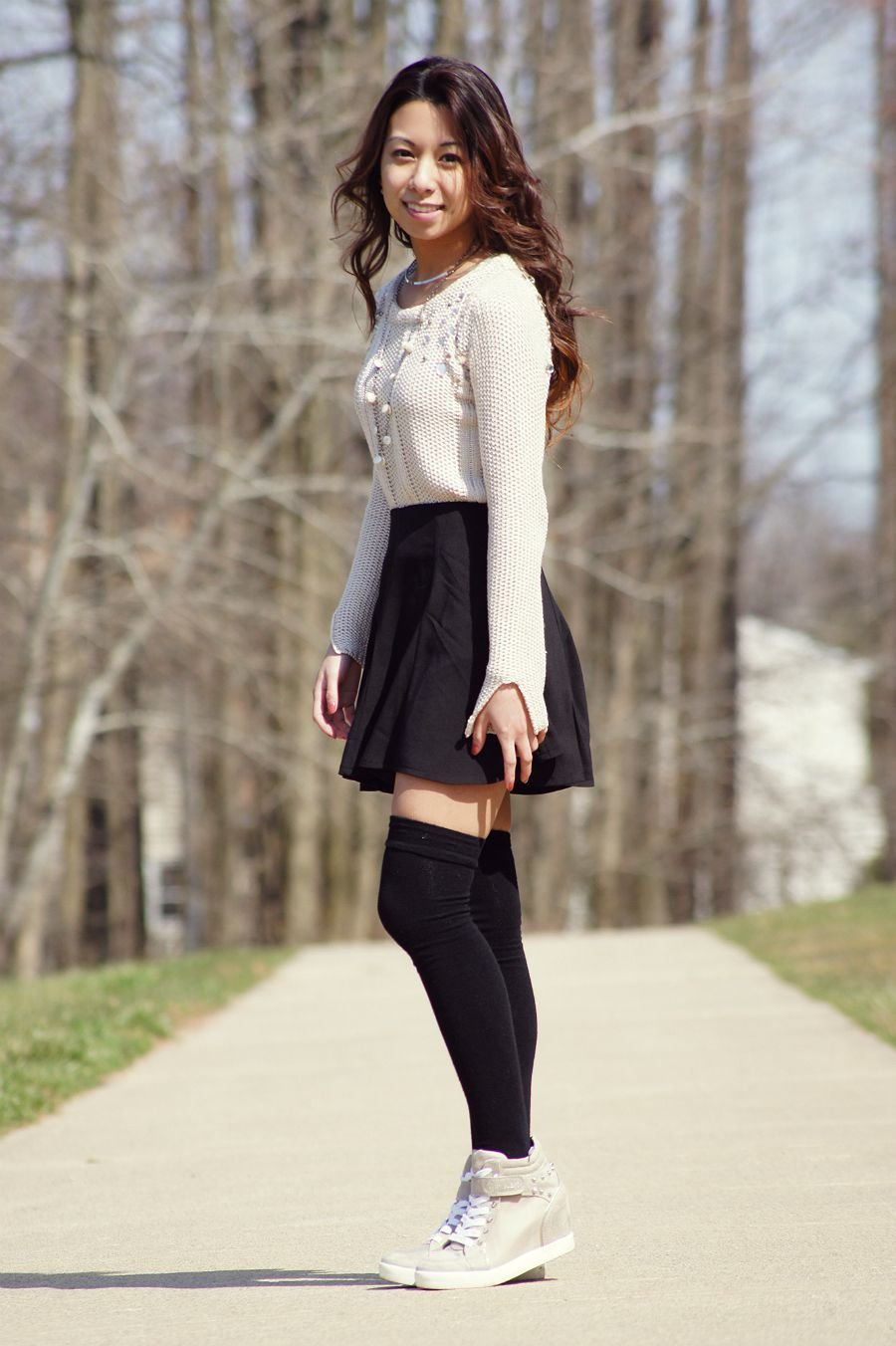 Юбка с гетрами