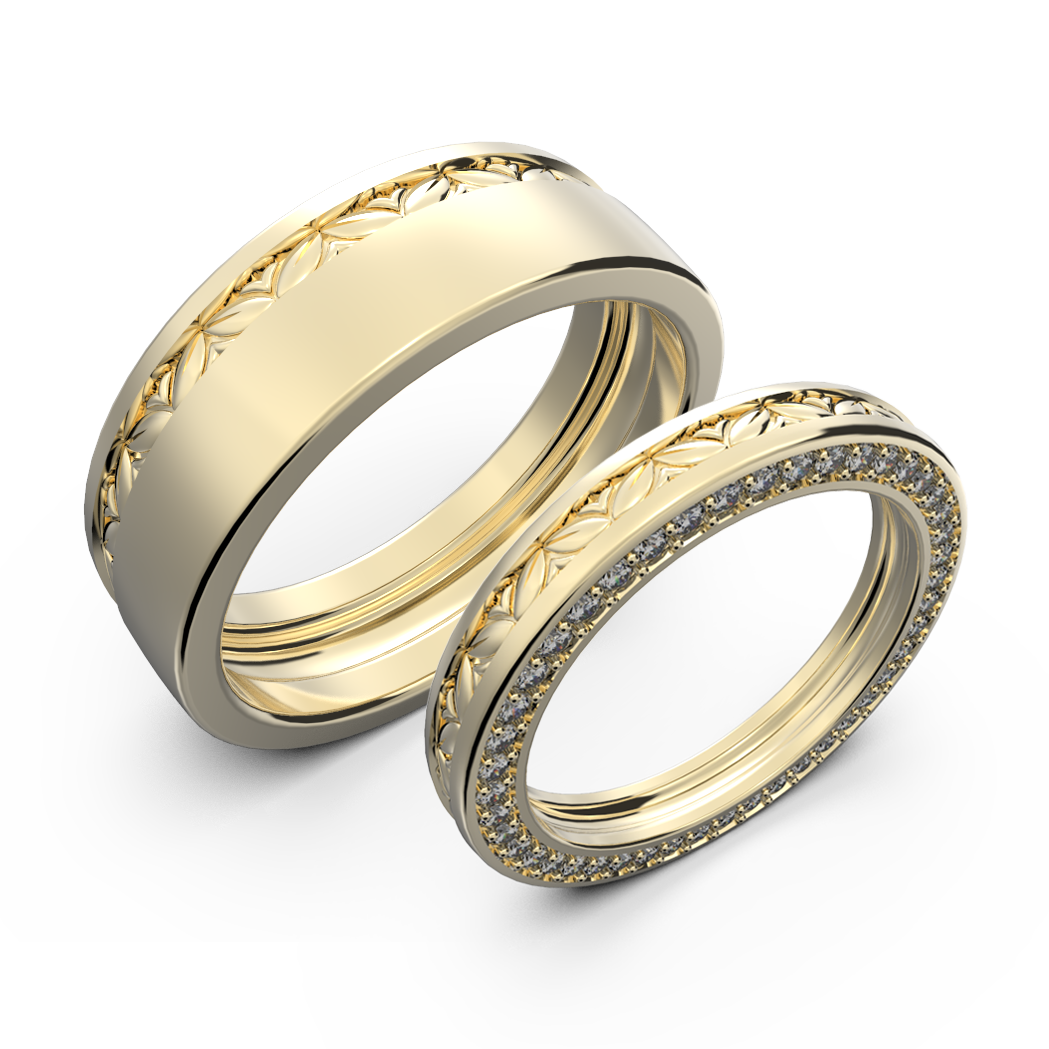 Классические обручальные кольца