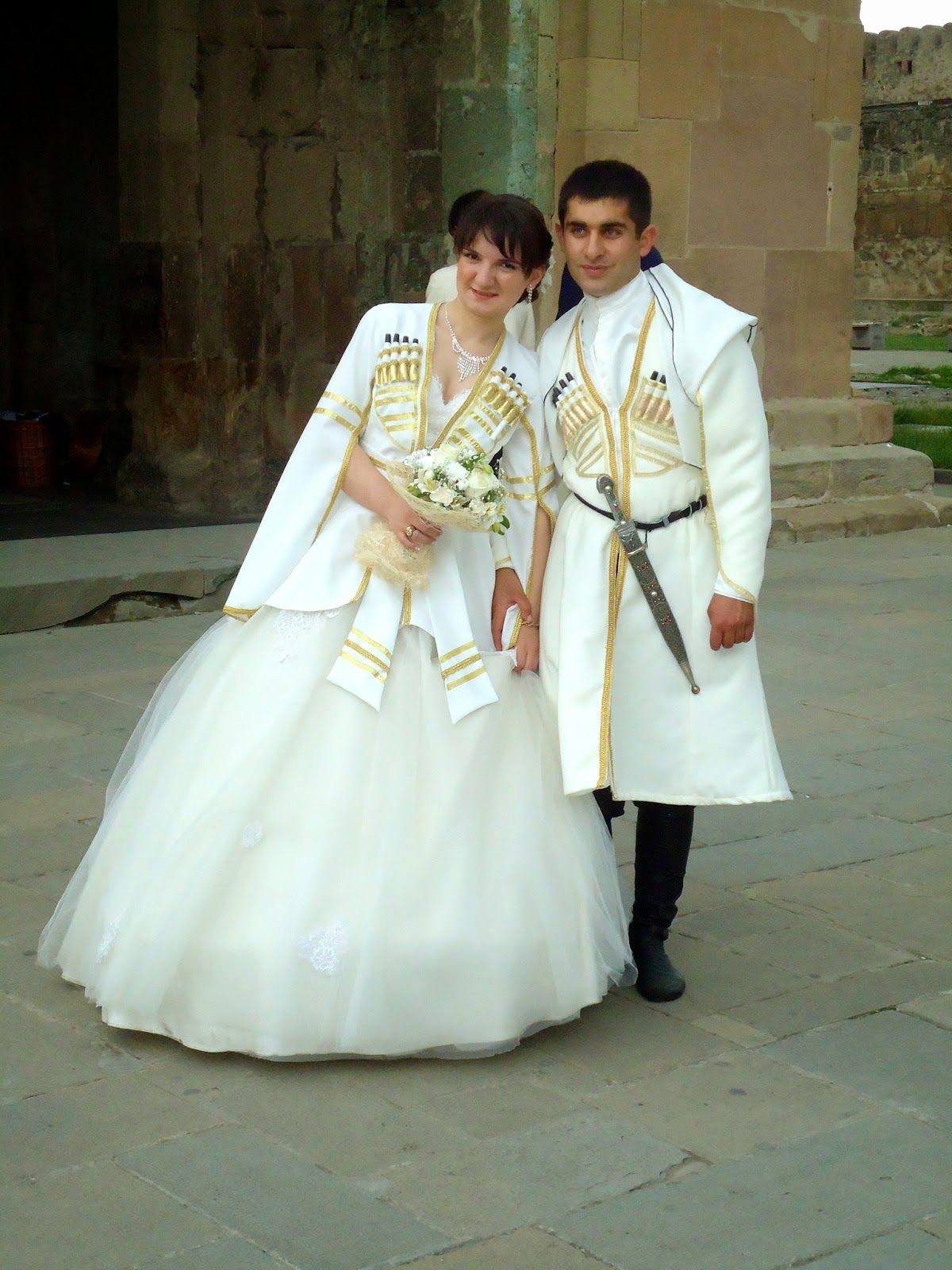 Грузинский свадебный наряд