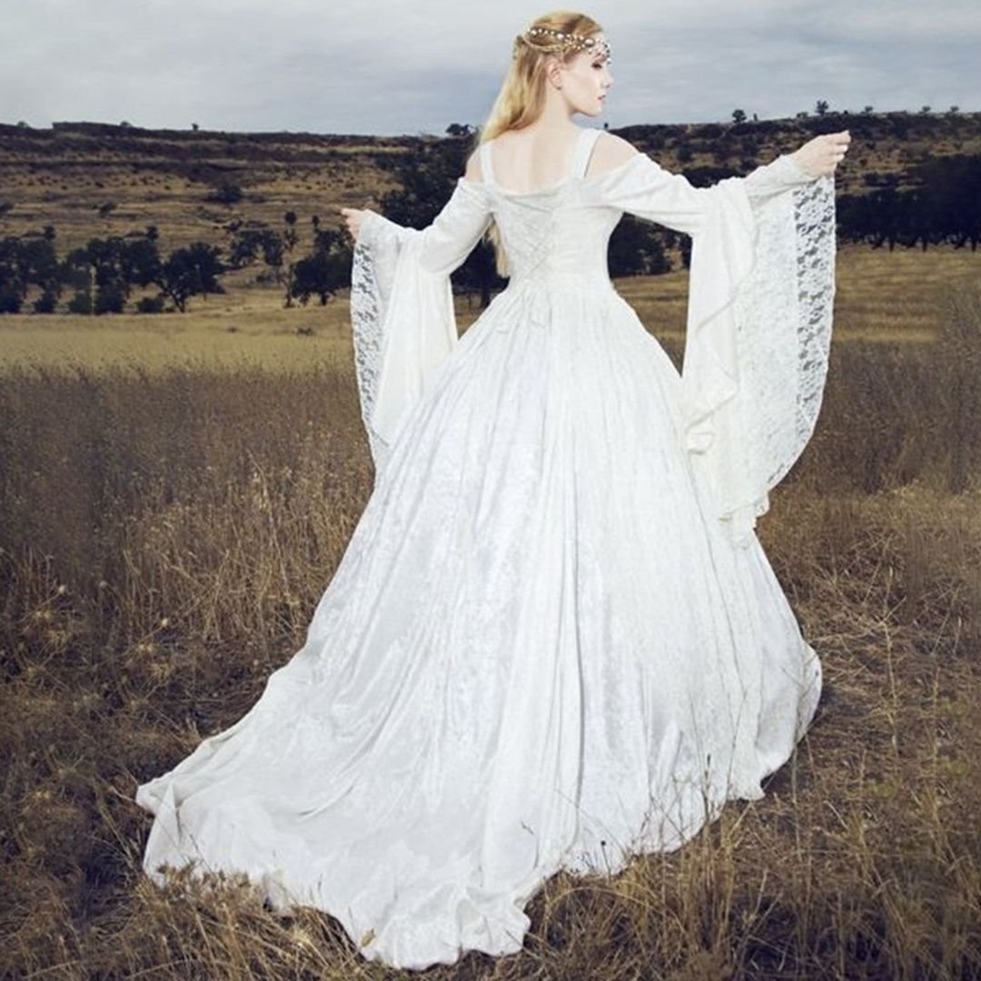 Свадебное платье Готика белое