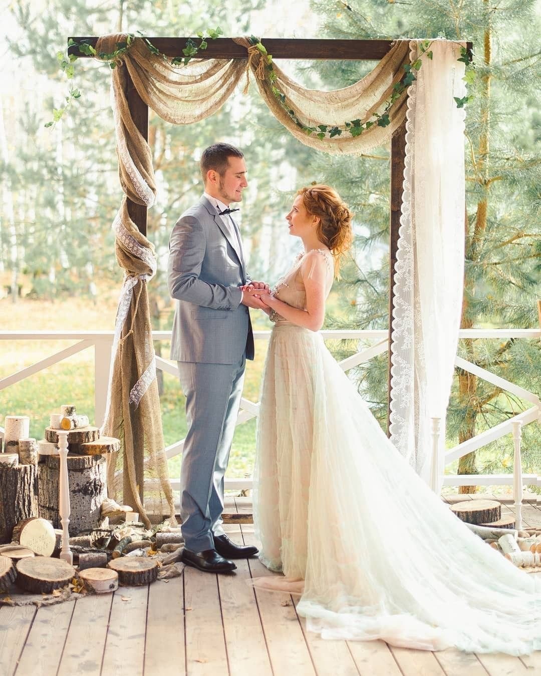 Эко свадьба невеста