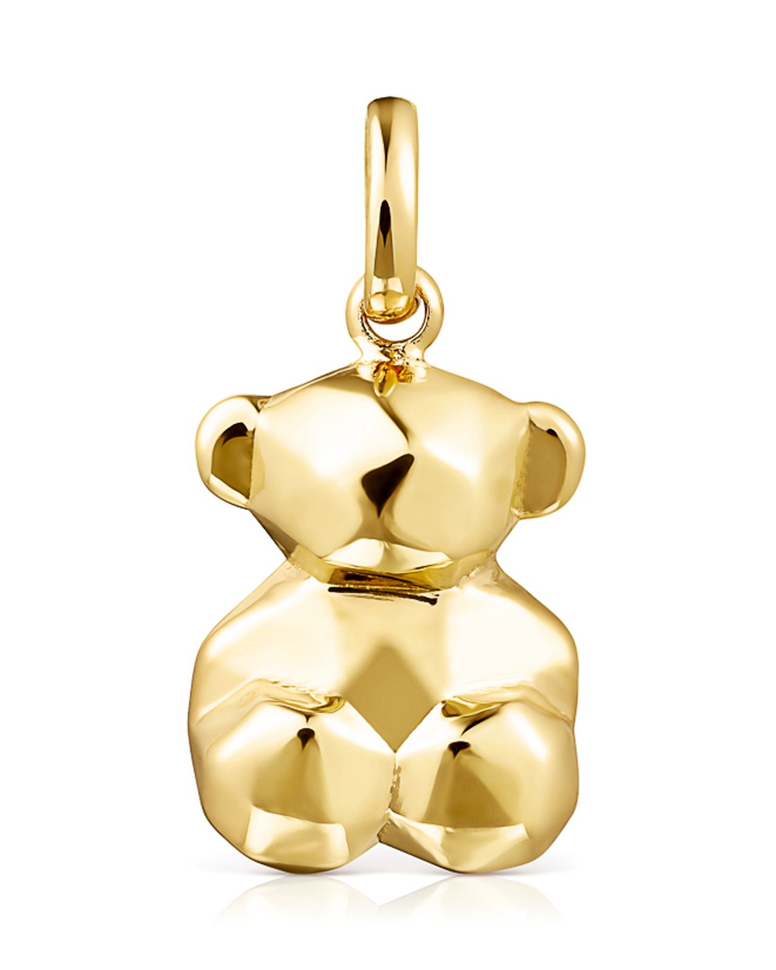 Кулон мишка золотой