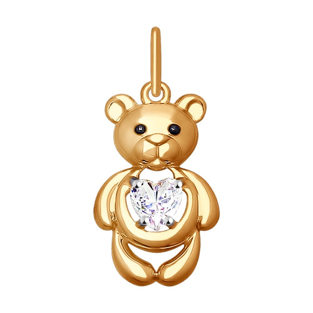 Подвеска Золотая мишка Соколов