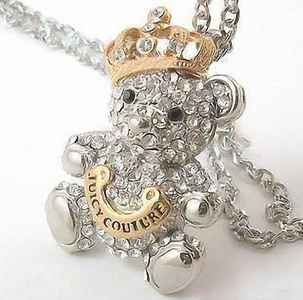 Кулон Медвежонок с бриллиантом