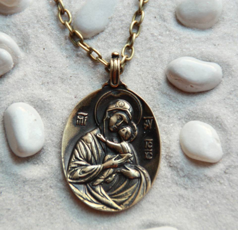 Кулон Богородицы Умиление