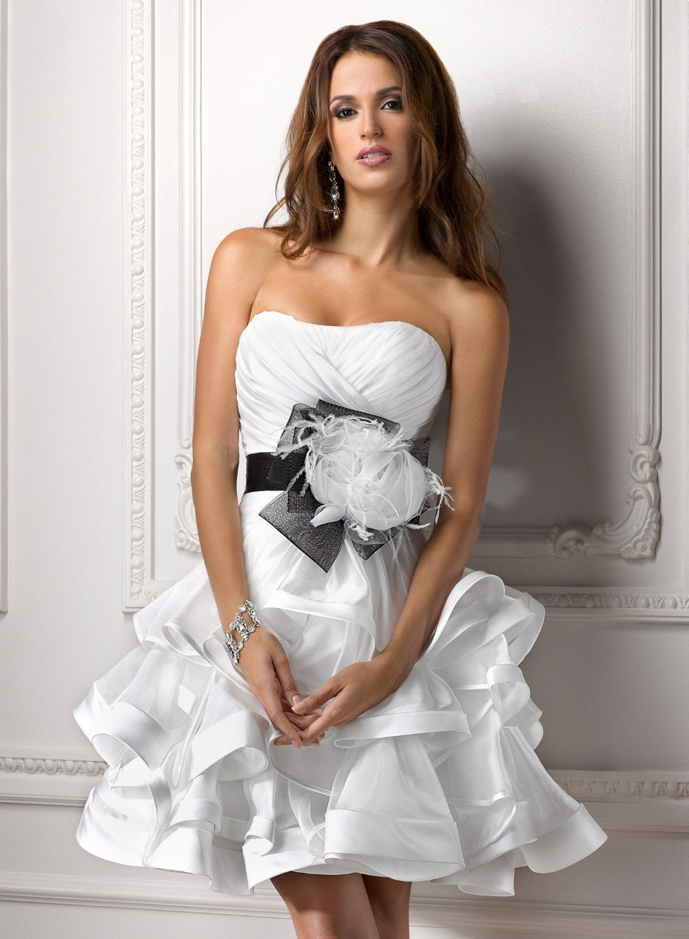 Свадебные платья короткие