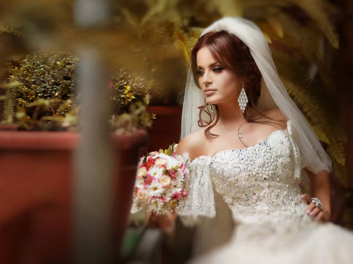 Невеста показала