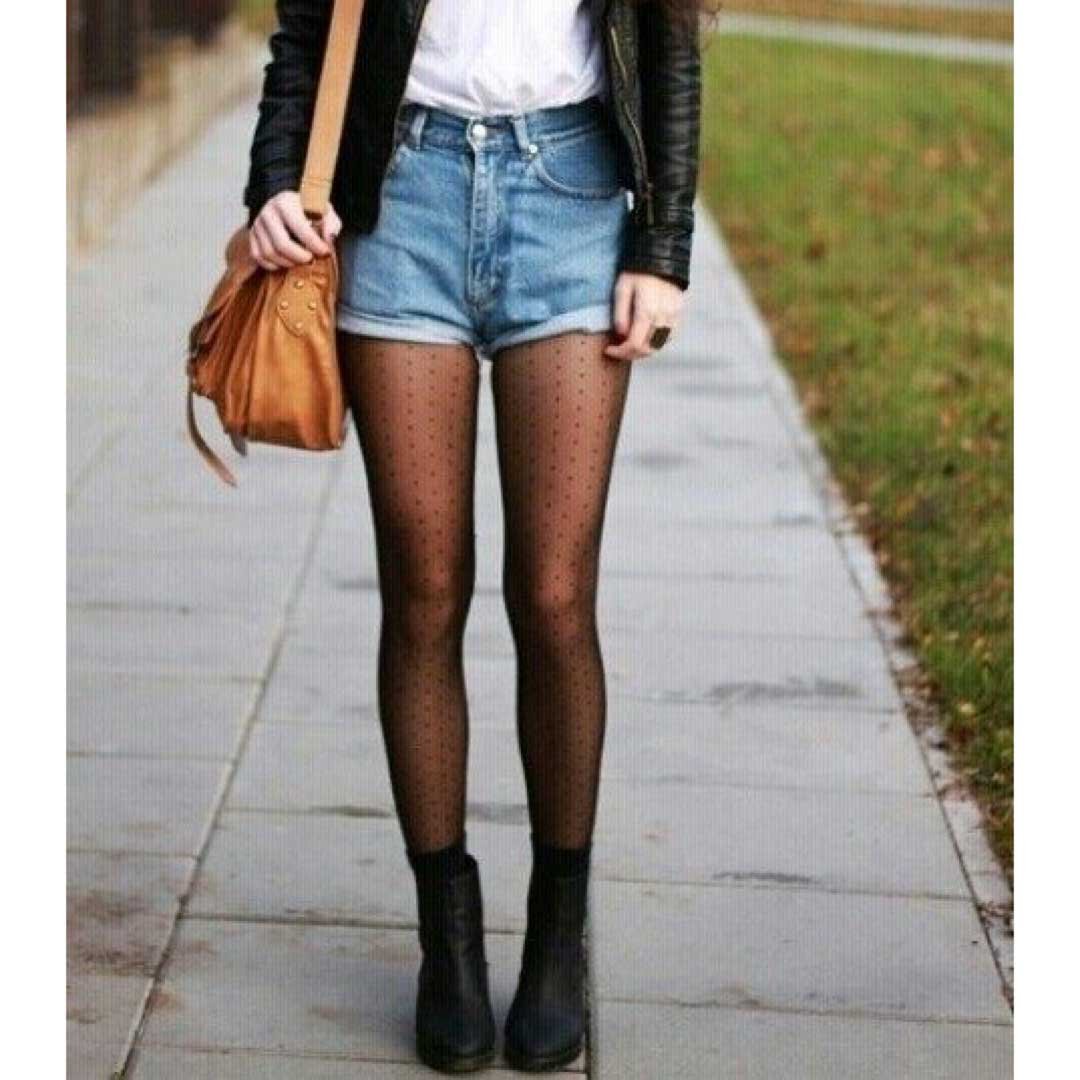 Шорты с колготками