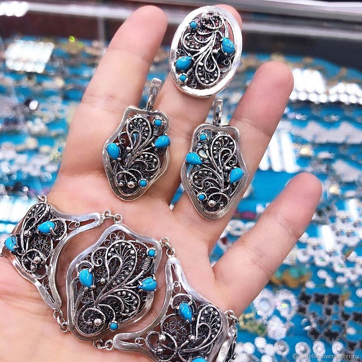 Скань и филигрань серебро